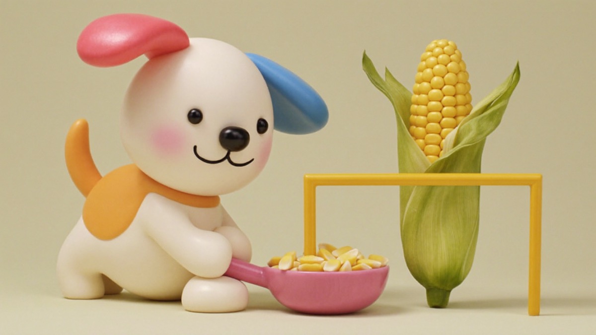 Plain kernels off the cob are fine — the cob itself is a surgical blockage risk