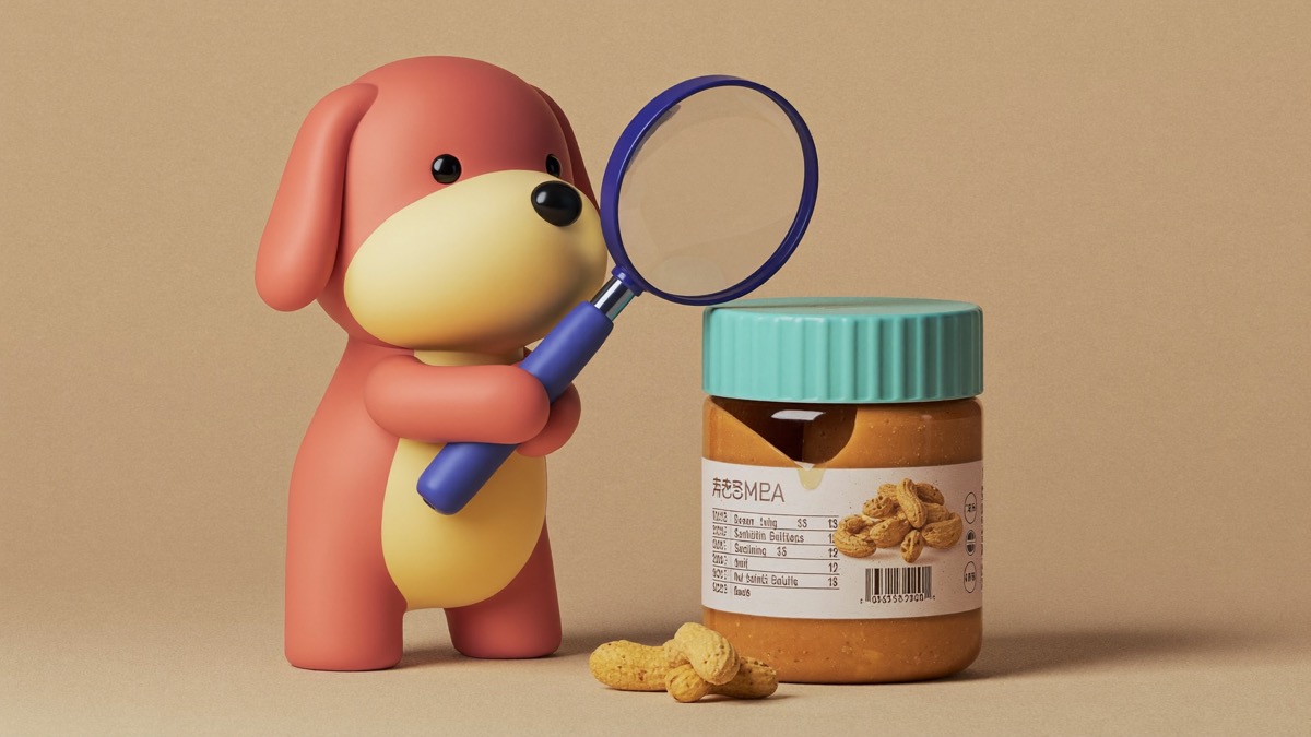 Always read the label for xylitol or 'birch sugar' before sharing peanut butter