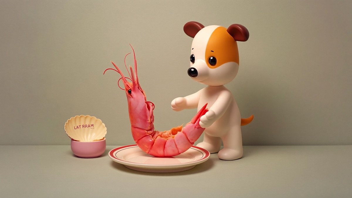 Peel completely — the prawn is the treat, the shell belongs in the bin