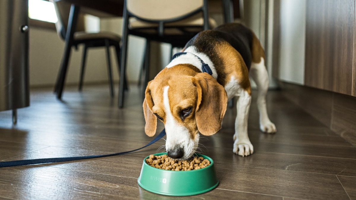 Fast eaters swallow air with every gulp — a slow feeder bowl stretches the meal out
