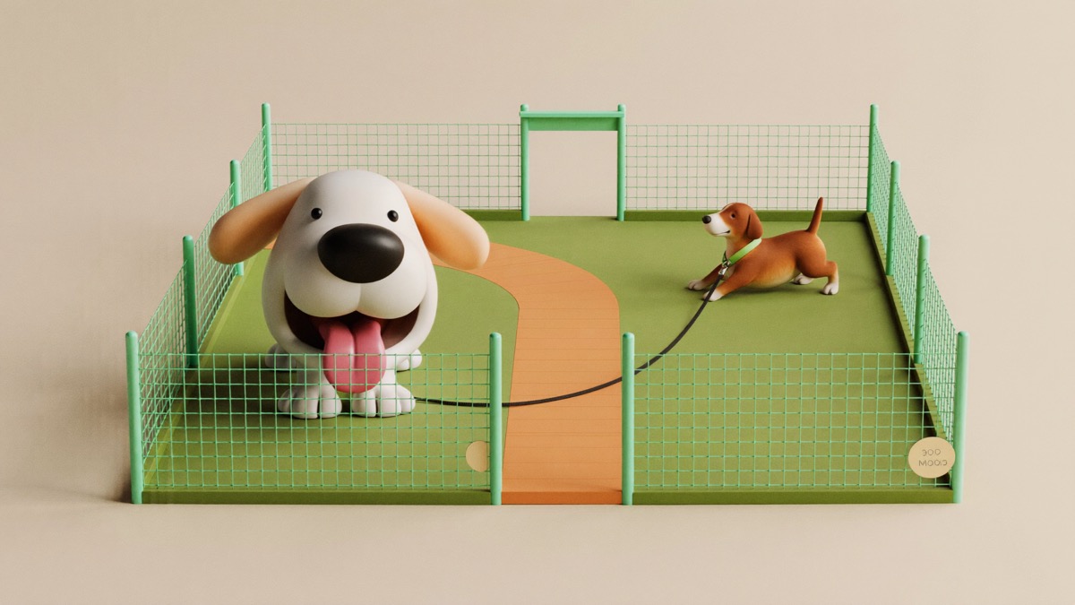 Off-leash is legal only inside designated dog runs — leashed everywhere else