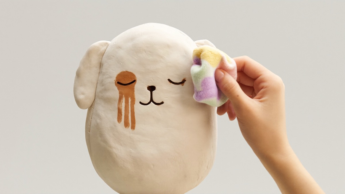 Tears carry a natural pigment that dyes white fur — daily wiping keeps it from setting