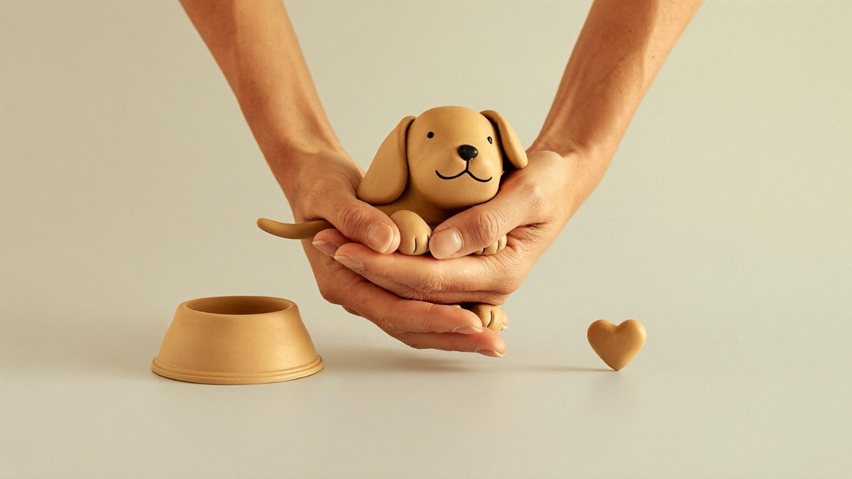 The rescue pays the vet bills; the foster home provides food, walks and a calm routine