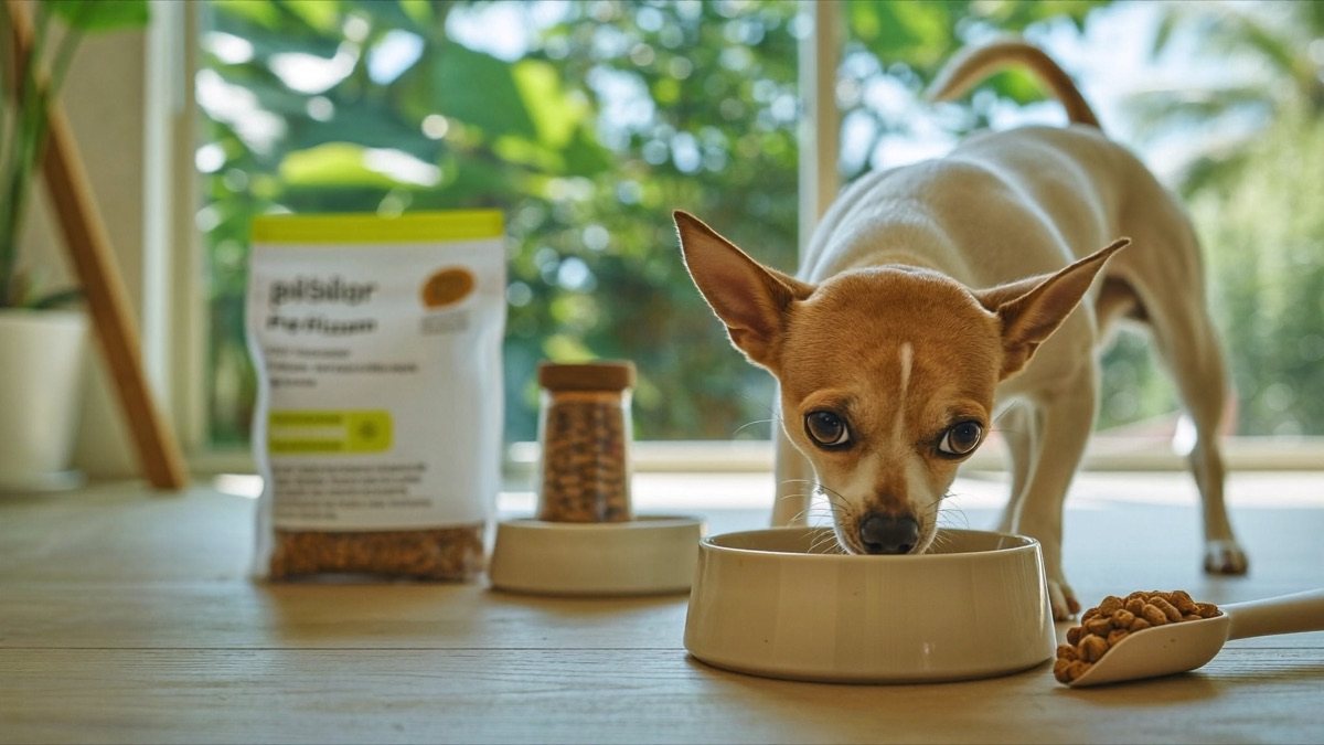 Most dogs handle a well-paced switch without missing a single mealtime