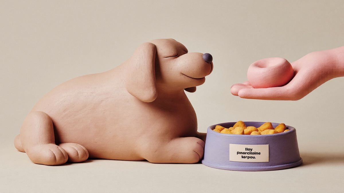 Approach means upgrade: a better treat arrives and the bowl never disappears