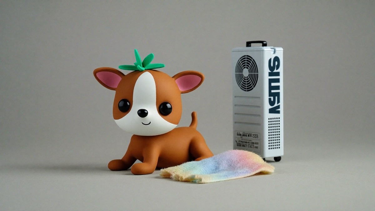 Small, lean dogs often shiver in aggressive aircon — a blanket off the cold tile usually fixes it