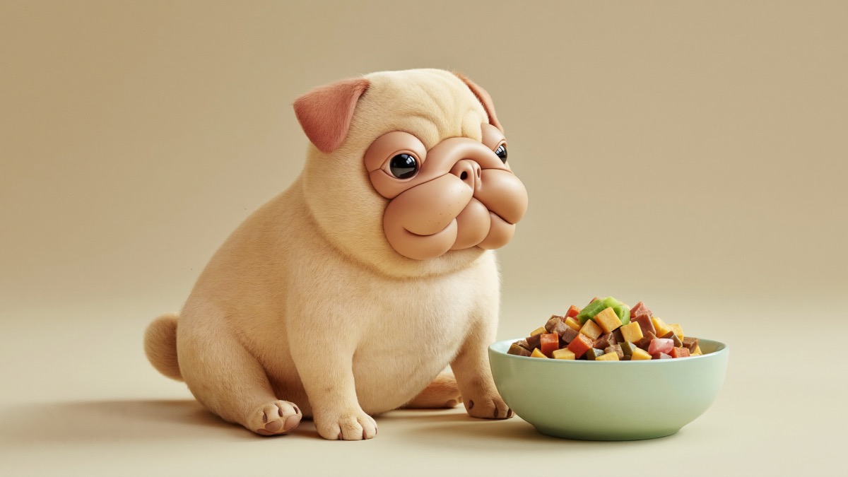 Pugs are food-obsessed — keeping one lean is the cheapest medicine there is
