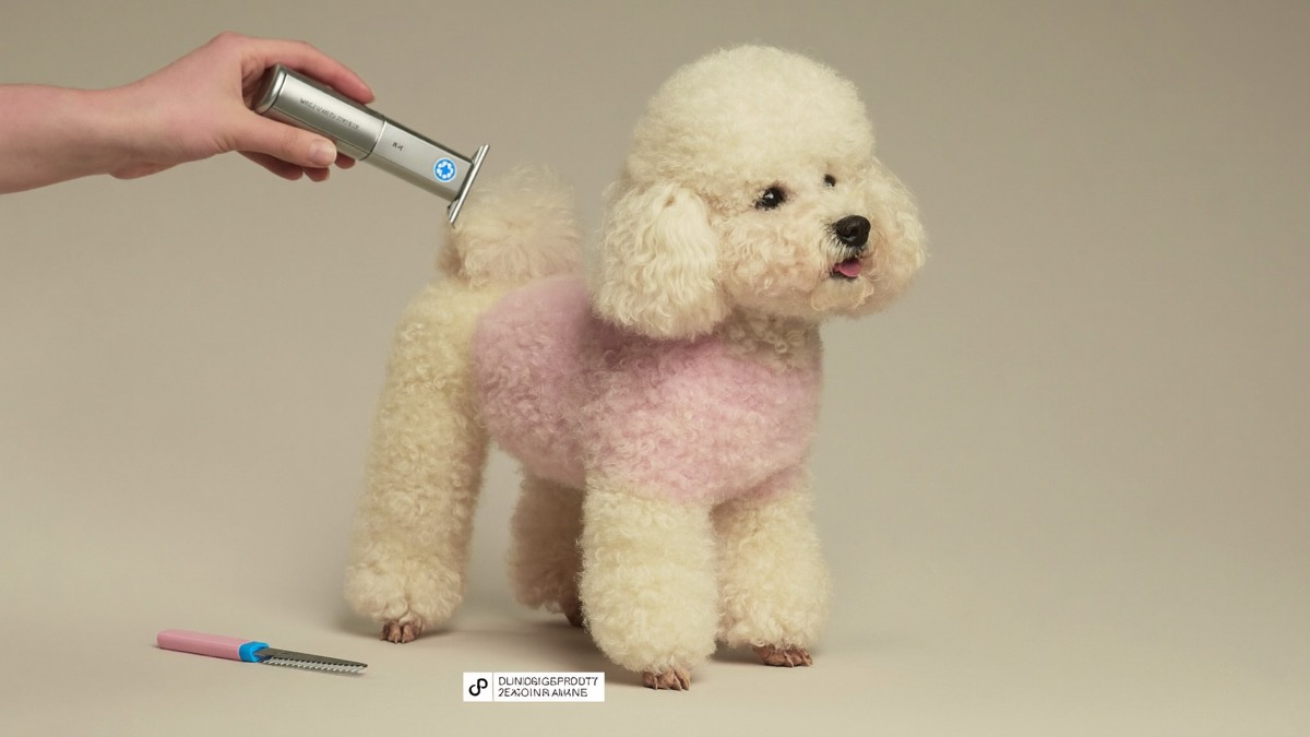 The curly coat never stops growing and mats fast — grooming every 4–6 weeks is non-negotiable